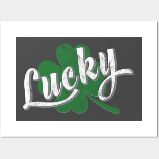 Lucky Irish shamrock design Posters and Art